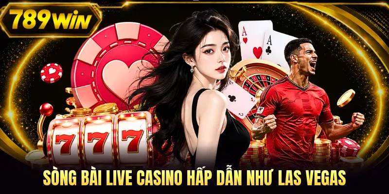 Sòng bài live casino hấp dẫn như Las Vegas